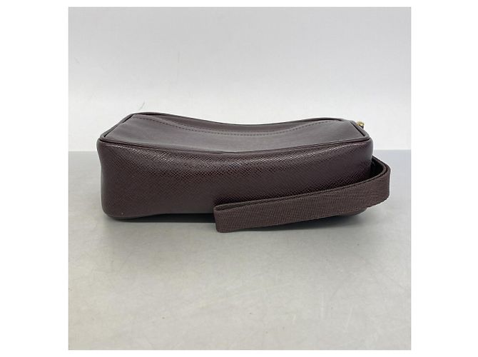 Borsa a pochette Louis Vuitton Taiga Kalga Marrone - vista 3