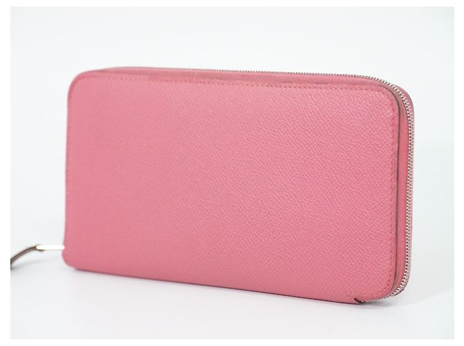 Hermès Azap Zip Around in pelle Silk'in Rosa - vista 2