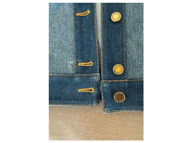 Chaqueta vaquera Louis Vuitton botones Monogram Azul - vista 7