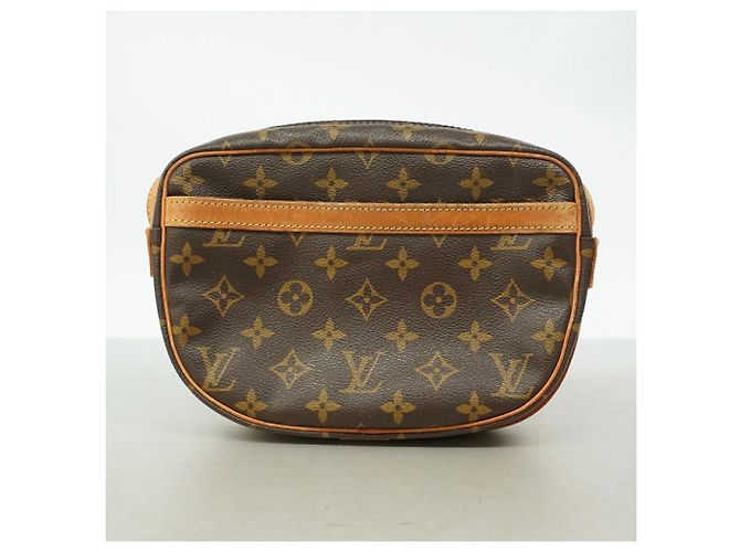 Bolso de hombro Louis Vuitton Monogram Jeune Fine Castaño - vista 10