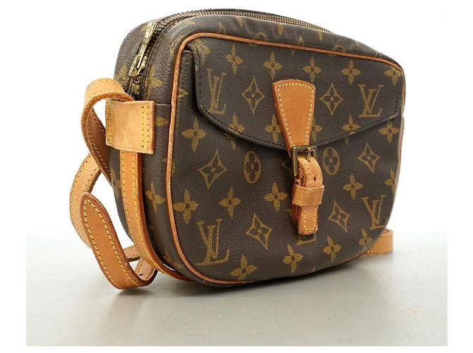 Bolso de hombro Louis Vuitton Monogram Jeune Fine Castaño - vista 2