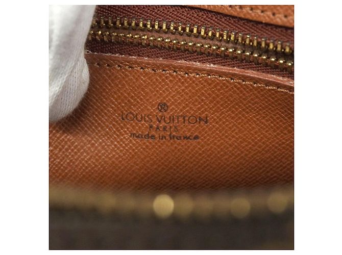 Bolso de hombro Louis Vuitton Monogram Jeune Fine Castaño - vista 5