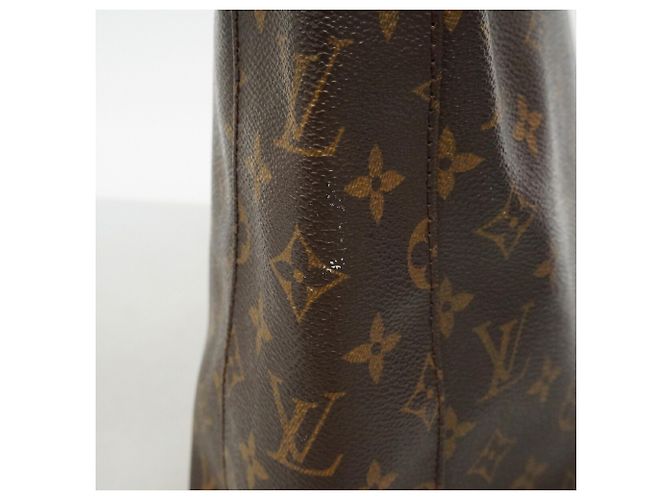 Borsa a tracolla Louis Vuitton Monogram Looping GM Marrone - vista 10