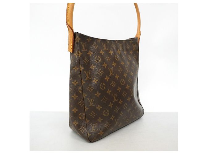 Borsa a tracolla Louis Vuitton Monogram Looping GM Marrone - vista 2