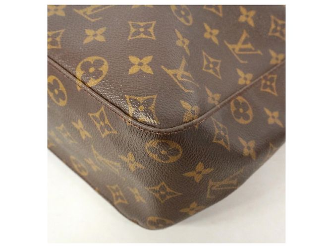 Borsa a tracolla Louis Vuitton Monogram Looping GM Marrone - vista 6