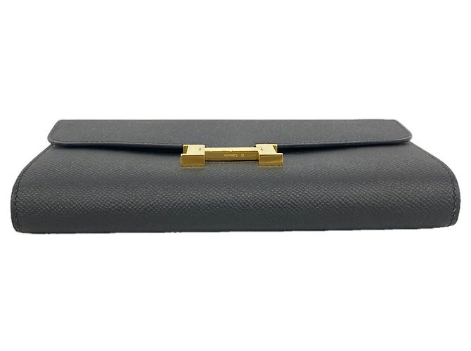 Hermès Constance Tougo Wallet/Shoulder Wallet Nero - vista 3