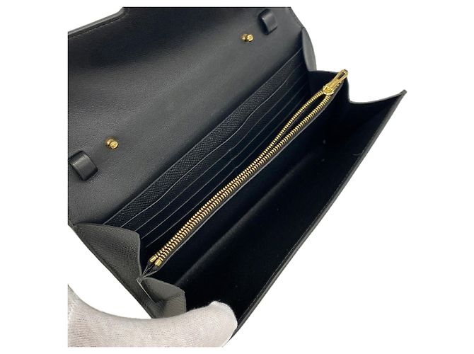 Hermès Constance Tougo Wallet/Shoulder Wallet Nero - vista 4