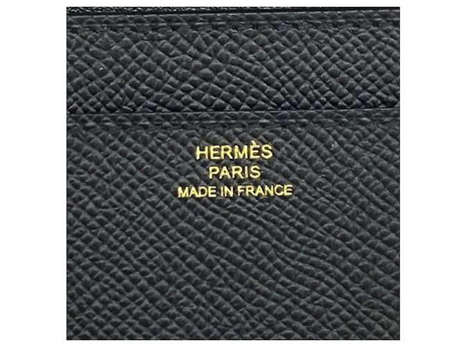Hermès Constance Tougo Wallet/Shoulder Wallet Nero - vista 5