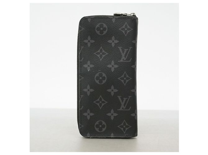 Louis Vuitton Monogram Eclipse Zippy Wallet Black - view 10