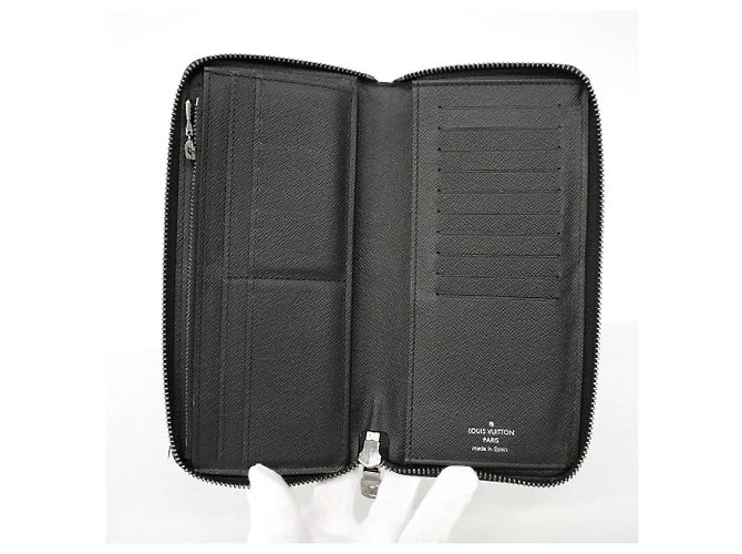 Louis Vuitton Monogram Eclipse Zippy Wallet Black - view 4
