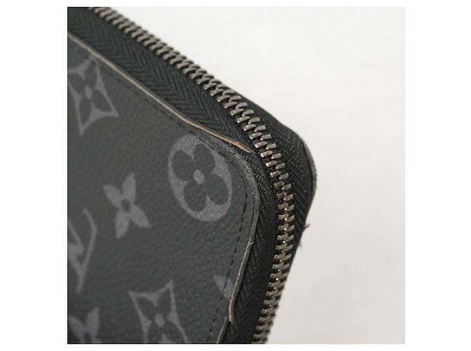 Louis Vuitton Monogram Eclipse Zippy Wallet Black - view 6