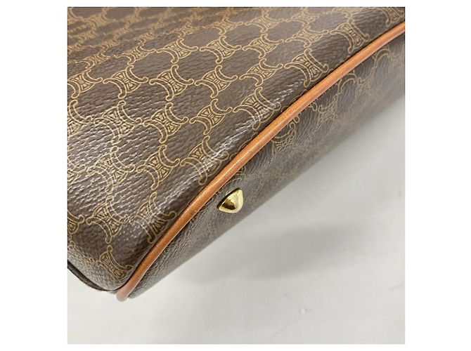 Céline Bolso Tote Celine Macadam Castaño - vista 7