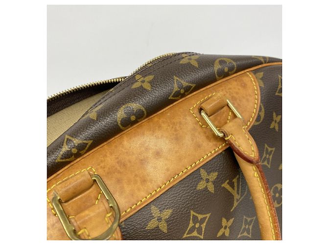 Borsa Louis Vuitton Monogram Deauville M47270 Brown Marrone - vista 10