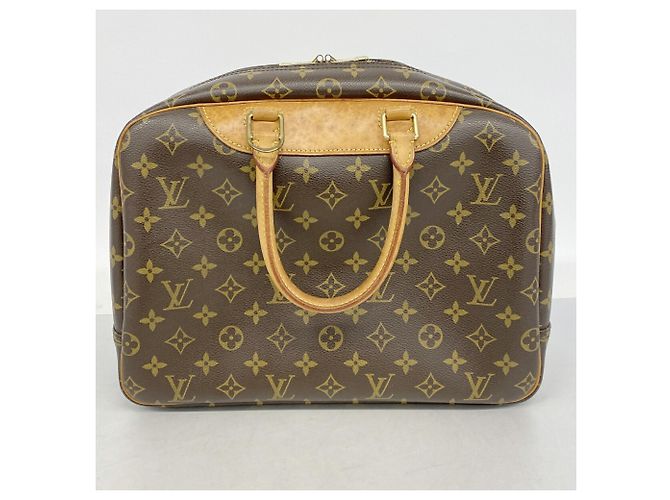 Borsa Louis Vuitton Monogram Deauville M47270 Brown Marrone - vista 11