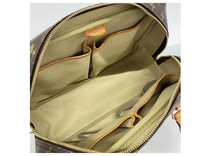 Borsa Louis Vuitton Monogram Deauville M47270 Brown Marrone - vista 4