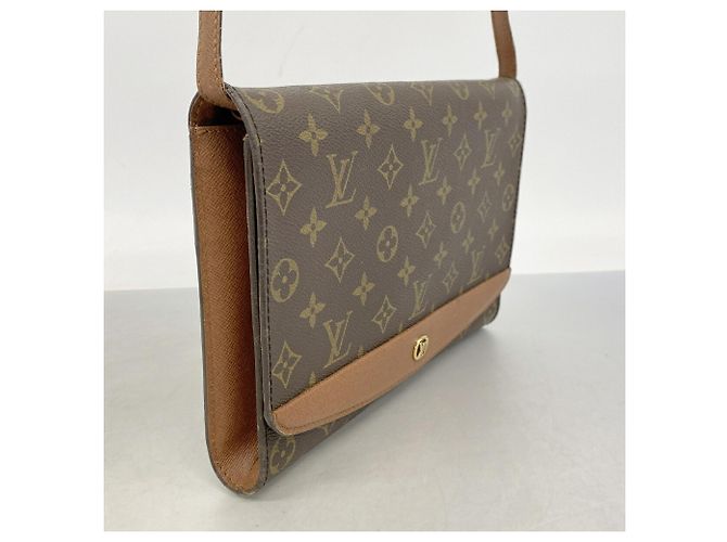 Louis Vuitton Monogram Bordeaux Schultertasche Braun - Ansicht 2