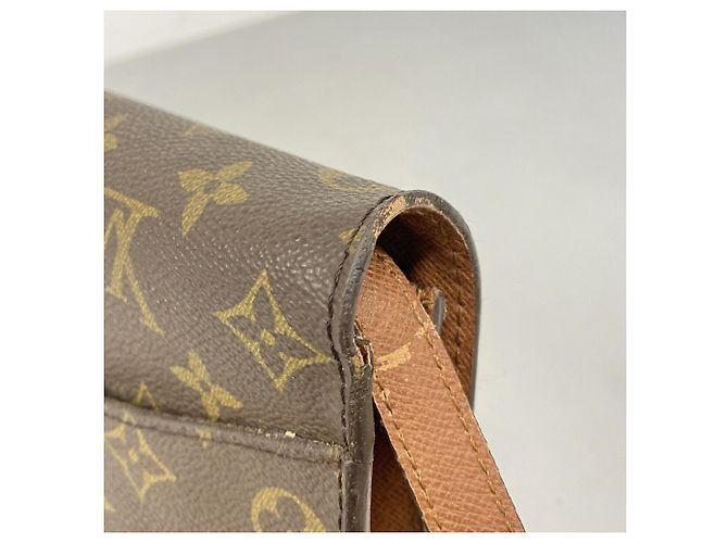 Louis Vuitton Monogram Bordeaux Schultertasche Braun - Ansicht 6