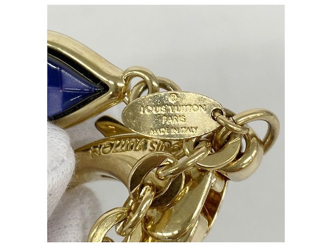 Louis Vuitton Portachiavi Bijou Sac Mosaic Blu D'oro Porpora - vista 2