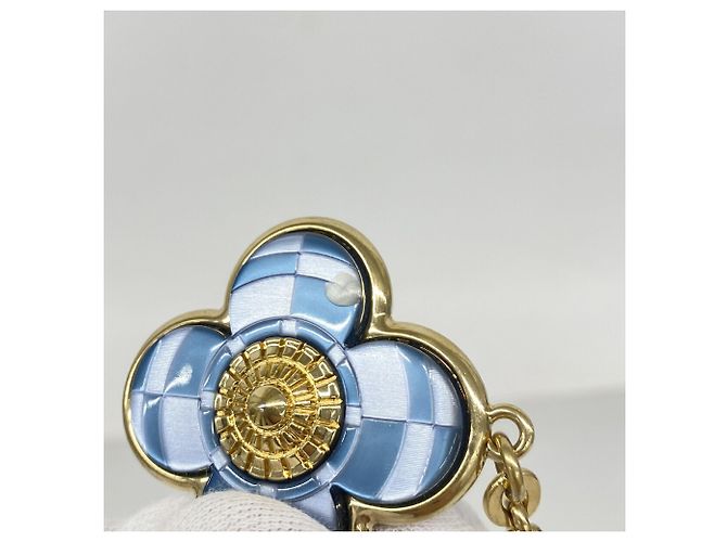 Louis Vuitton Portachiavi Bijou Sac Mosaic Blu D'oro Porpora - vista 3