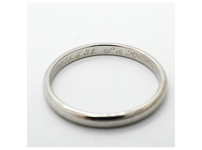 Autre Marque Tiffany & Co. Ehering aus Platin - Ansicht 5