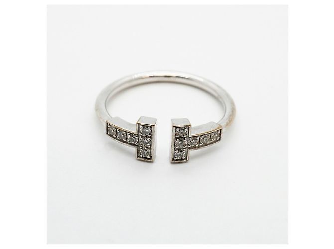 Autre Marque Tiffany & Co. T Wire Ring aus 18K Weißgold - Ansicht 3