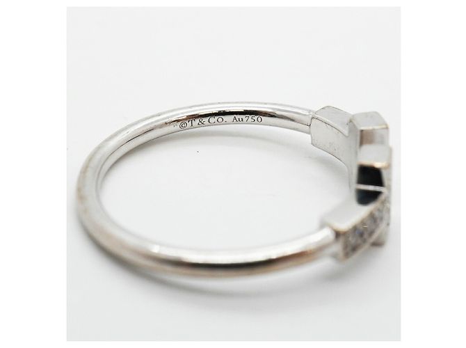 Autre Marque Tiffany & Co. T Wire Ring aus 18K Weißgold - Ansicht 4