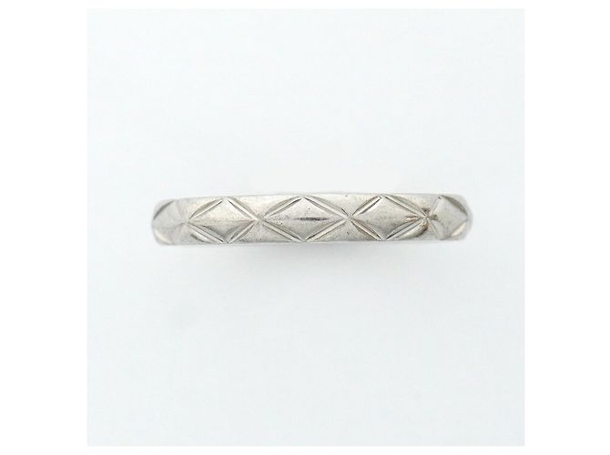 Chanel Matelassé Platinum Band Ring - Ansicht 2