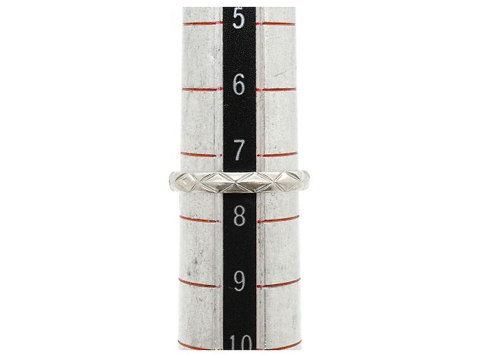 Chanel Matelassé Platinum Band Ring - Ansicht 9