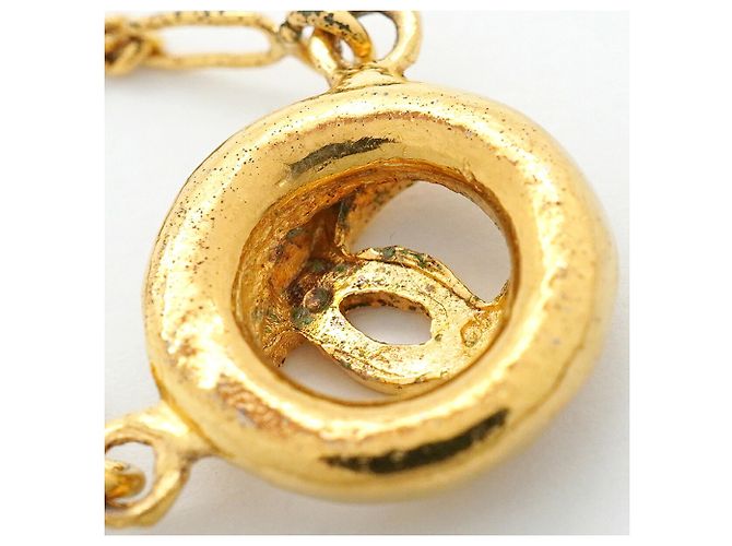 Chanel Coco Mark Circle Halskette Golden - Ansicht 8