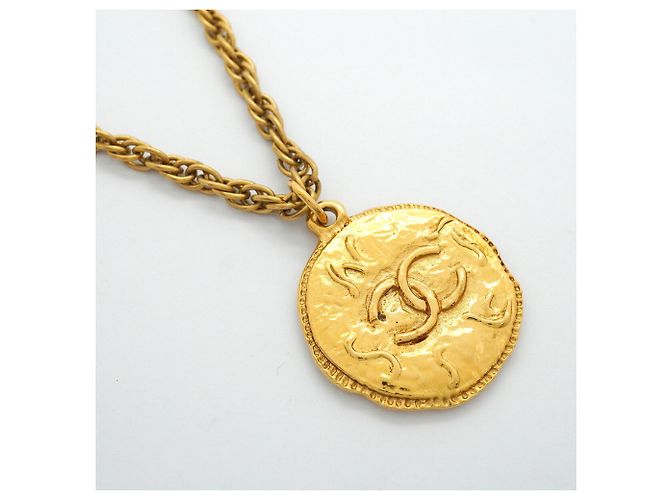 Collana Chanel placcata oro D'oro - vista 2