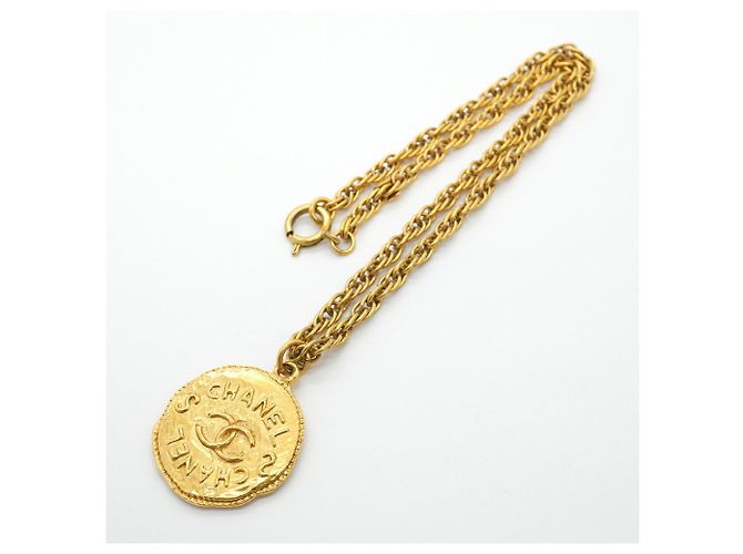 Collana Chanel placcata oro D'oro - vista 3