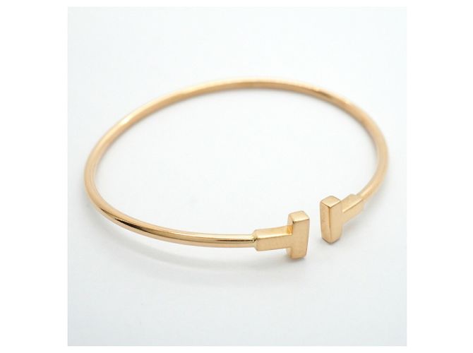 Autre Marque Bracciale rigido T-Wire Narrow Tiffany & Co. in oro rosa 18K - vista 2