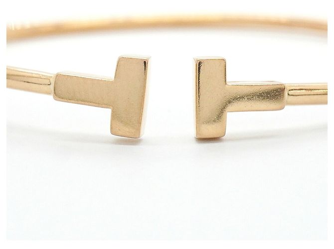 Autre Marque Bracciale rigido T-Wire Narrow Tiffany & Co. in oro rosa 18K - vista 7