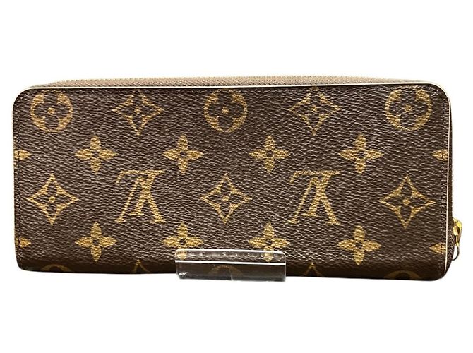 Louis Vuitton Portefeuille Clemence Long Wallet Castaño - vista 2