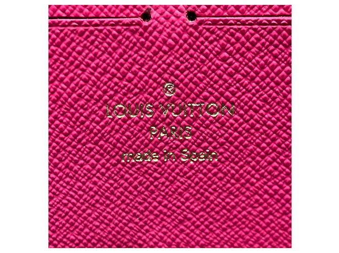 Louis Vuitton Portefeuille Clemence Long Wallet Castaño - vista 4