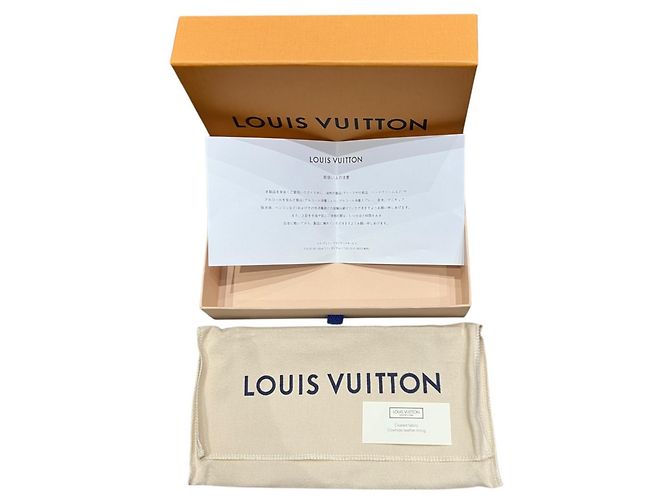 Louis Vuitton Portefeuille Clemence Long Wallet Castaño - vista 5