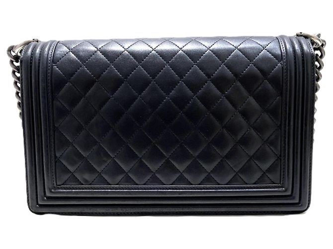 Boy Borsa a tracolla Chanel con catena grande Nero - vista 2