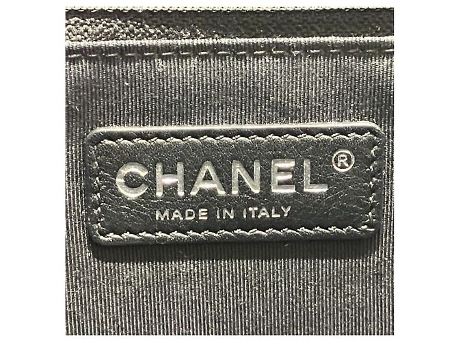 Boy Borsa a tracolla Chanel con catena grande Nero - vista 4