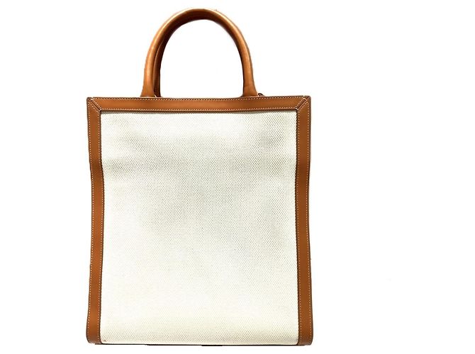 Cabas Céline Bolso Tote Vertical Small Celine Blanco - vista 2