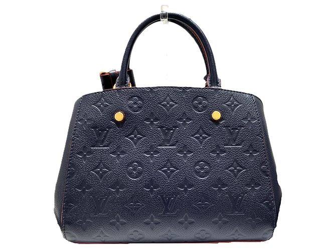 Louis Vuitton Montaigne BB Handtasche Rot Monogramm - Ansicht 2
