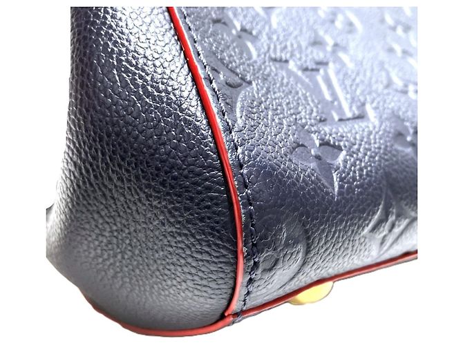Louis Vuitton Montaigne BB Handtasche Rot Monogramm - Ansicht 7