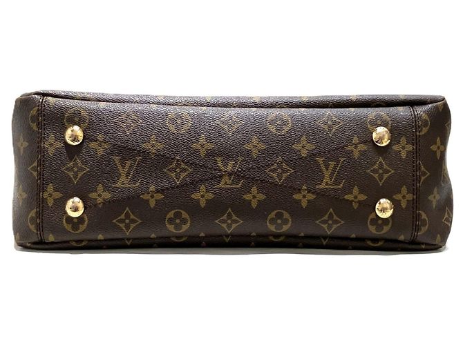 Borsa Tote Louis Vuitton Pallas Shopper Marrone Porpora - vista 3