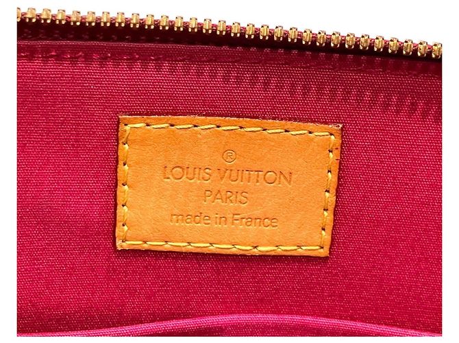 Borsa Louis Vuitton Alma BB Rosso - vista 4