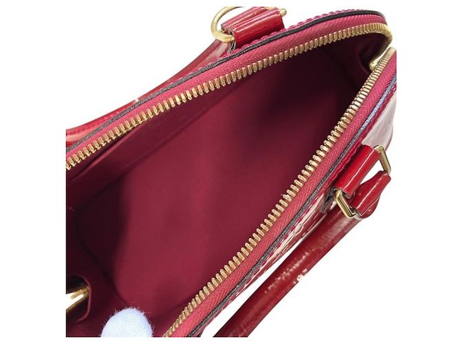 Borsa Louis Vuitton Alma BB Rosso - vista 6