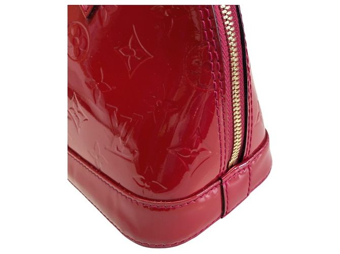 Borsa Louis Vuitton Alma BB Rosso - vista 7