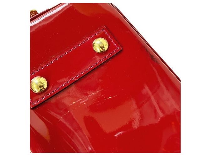Borsa Louis Vuitton Alma BB Rosso - vista 8