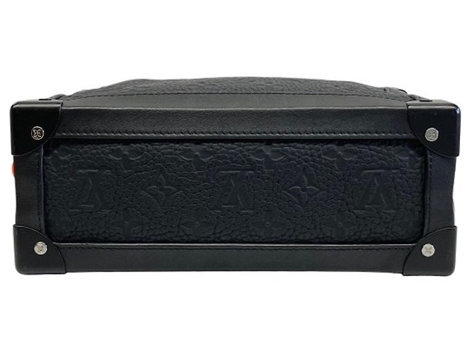 Louis Vuitton Soft Trunk Schultertasche Schwarz Monogramm - Ansicht 3