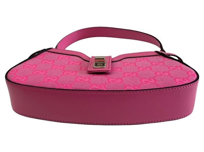 Borsa a tracolla mini Gucci Moonside Rosa - vista 3