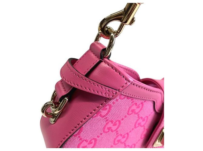 Borsa a tracolla mini Gucci Moonside Rosa - vista 8