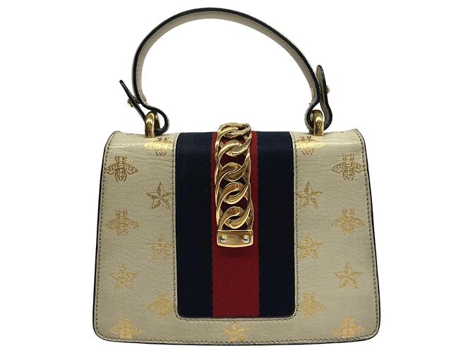 Borsa a tracolla Gucci Bee & Star Crudo - vista 2